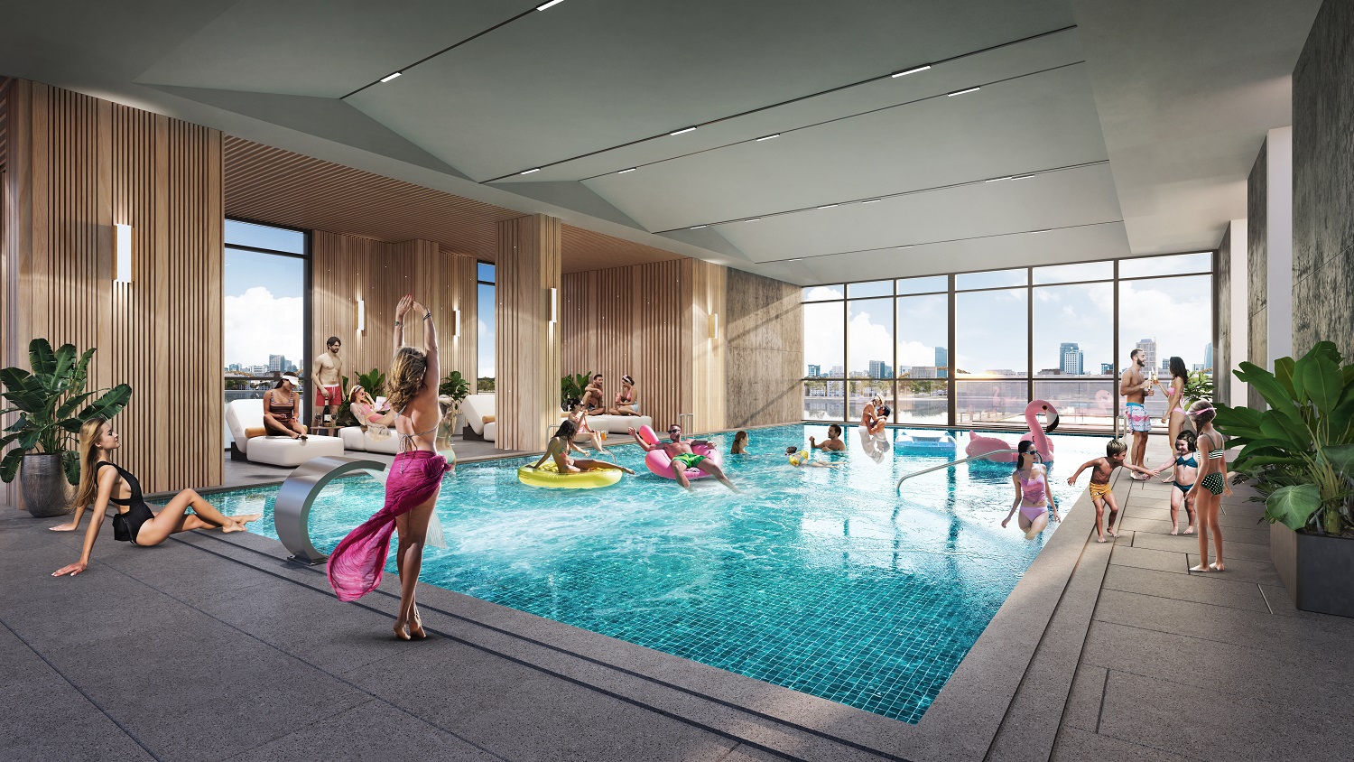 bể bơi của Sun Symphony Residence