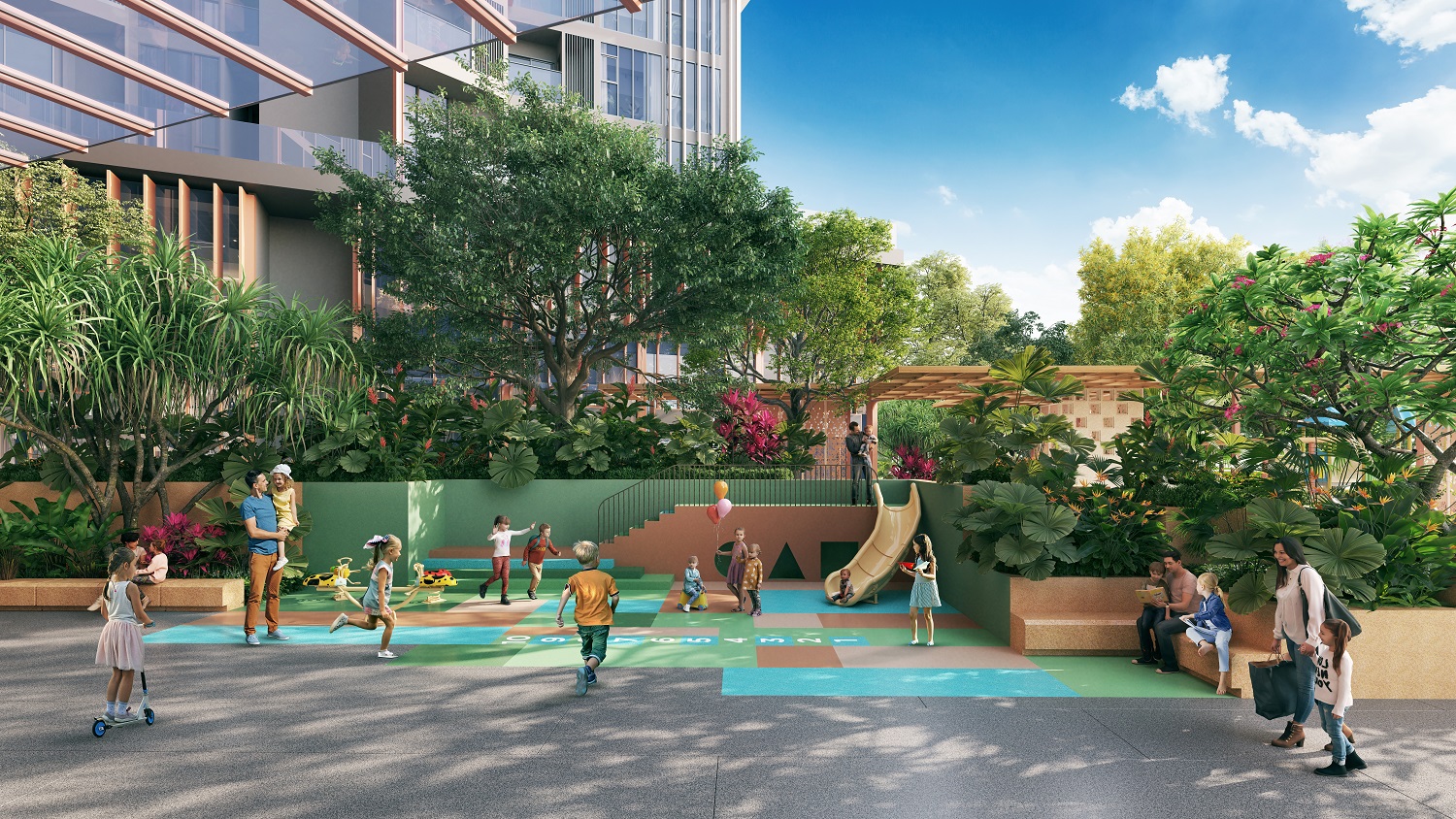 Công viên Central Park 5000m2 thuộc quần thể.