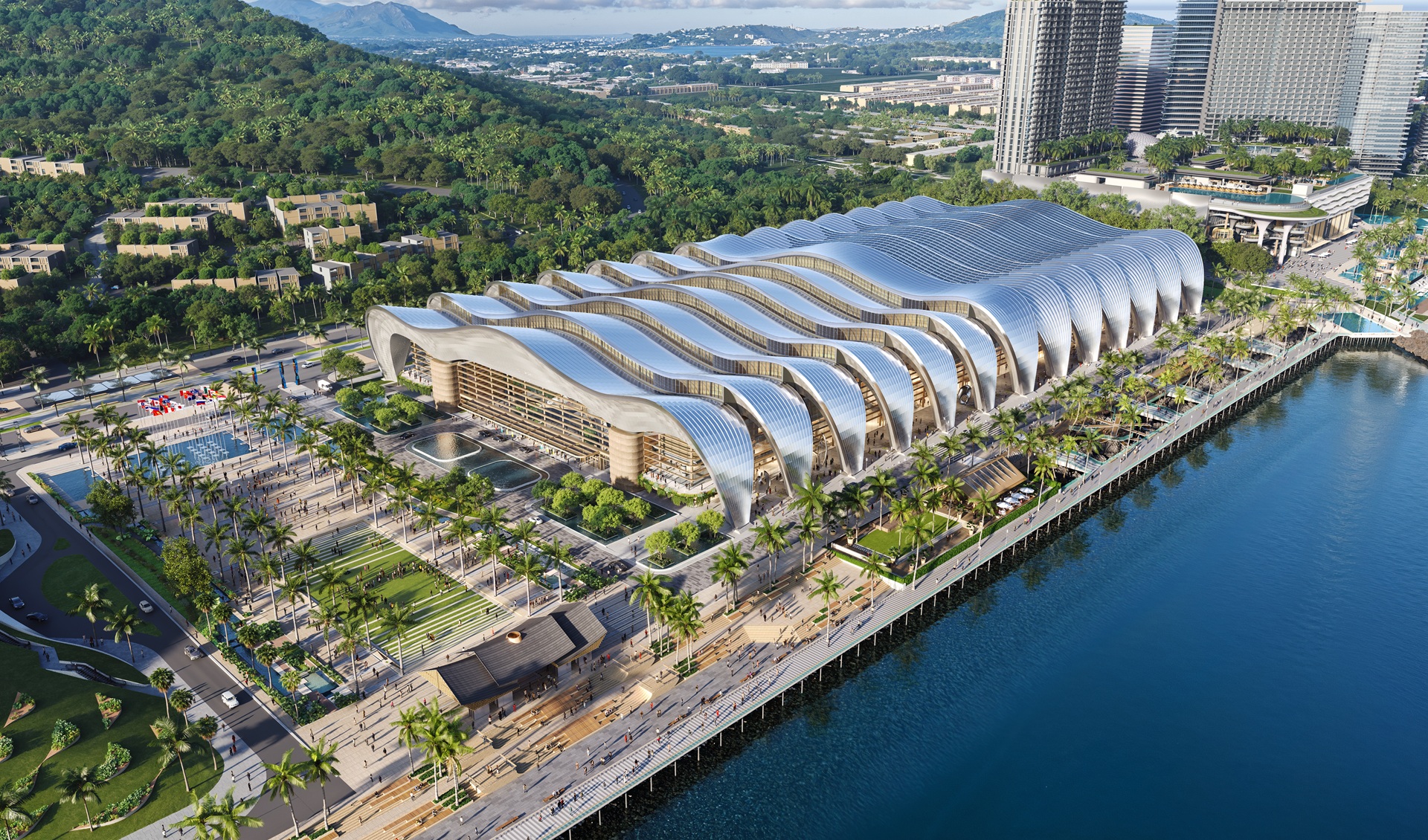 The Sunset gần kề các công trình trọng điểm chào mừng APEC 2027.